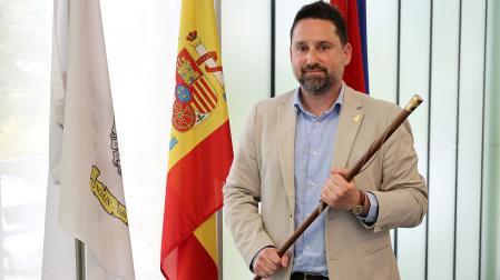 Imagen del nuevo alcalde del Valle de Elorz, Mikel Navarro
