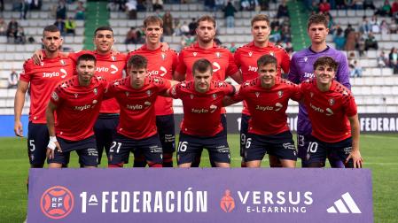 Once inicial con el que Osasuna Promesas ha afrontado el duelo ante el Racing Ferrol