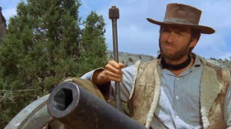 Clint Eastwood, en la secuencia final de 'El bueno, el feo y el malo'