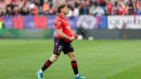 Víctor Muñoz celebra el gol que marcó al Espanyol