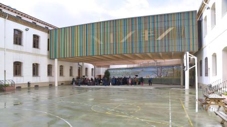 Imagen del patio del colegio público de San Francisco