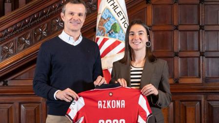 La navarra Ane Azkona amplía su contrato con el Athletic hasta 2028