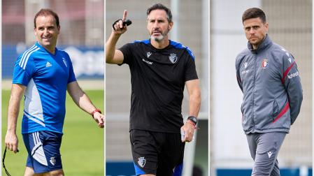 Jagoba Arrasate, Vicente Moreno y Alessio Lisci