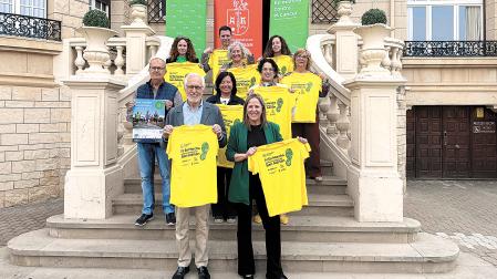 Responsables de las entidades organizadoras en la presentación