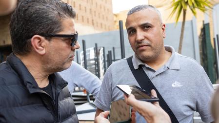 Mohamed El Yousfi -a la dcha.- junto a Mohamed Amnay