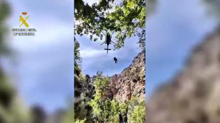 La víctima sufrió vómitos y mareos durante la ruta, y sus compañeros de actividad dieron aviso para su rescate