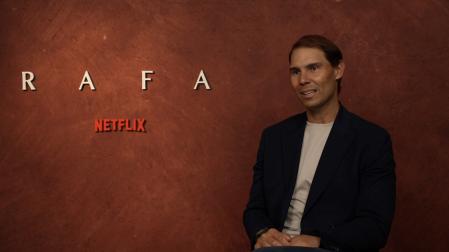 Rafa Nadal, este miércoles en una entrevista con EFE