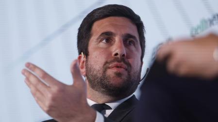 El presidente Ejecutivo del Grupo Cox, Enrique Riquelme, este miércoles durante su intervención en el VII Foro Internacional organizado por el diario económico Expansión