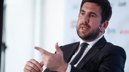 Enrique Riquelme, en un acto en Madrid