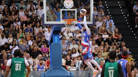 A: EDUARDO BUXENS F: 21 MAYO 2026 L: PAMPLONA , NAVARRA ARENA T: HARLEM GLOBE TROTTERS - ESPECTÁCULO DE BALONCESTO EN EL NAVARRA ARENA