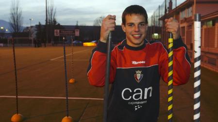 Imagen de archivo de César Azpilicueta en Tajonar en 2006