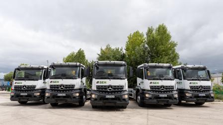 Flota de vehículos de Servicios Ecológicos Navarra (SEN)