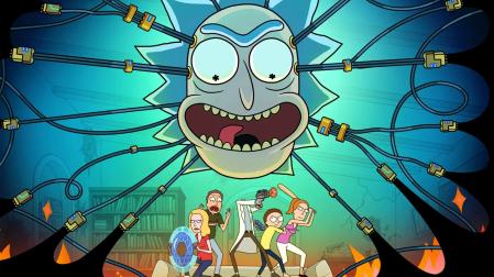 Fotograma de la serie protagonizada por Rick Sánchez y su nieto Morty
