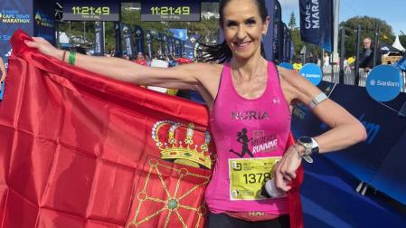 Nuria Elío, el domingo en Ciudad el Cabo