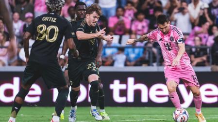 Leo Messi durante un encuentro reciente con Inter Miami