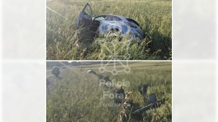 Imagen del vehículo accidentado