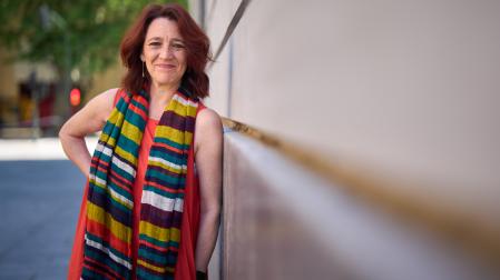 Cristina Monge, fotografiada en Pamplona.