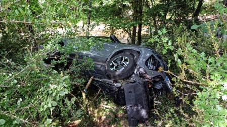 Foto del accidente de tráfico en Arce.