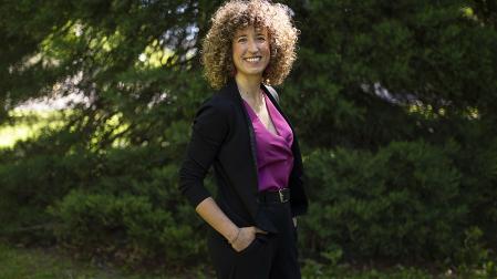 Itziar Pérez de Macaya, en la UPNA