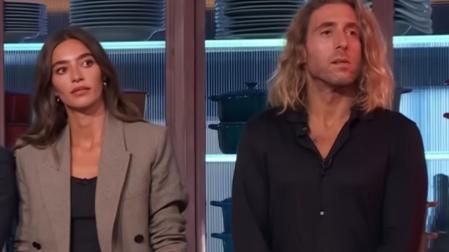 Rocío y Charlie cuando apoyaron a Mariló Montero en la final de MasterChef Celebity 10