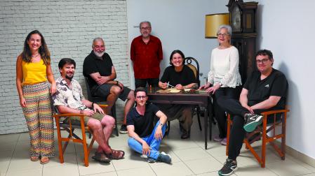 Los miembros del taller de Dramaturgia de la escuela Butaca 78