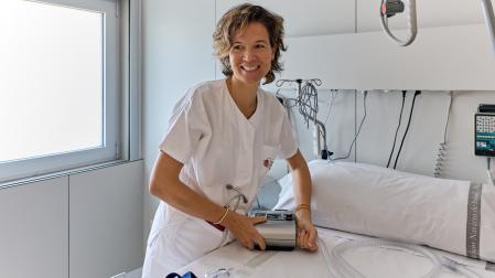 María Alfonso Imíscoz, coordinadora de la Unidad del Sueño del Hospital Universitario de Navarra