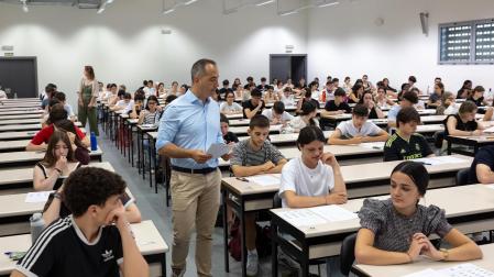 Fotos de la primera jornada de la PAU en Pamplona y Tudela