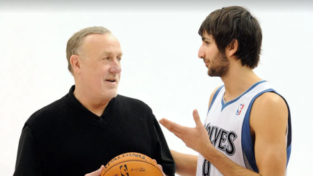 Rick Adelman y Ricky Rubio