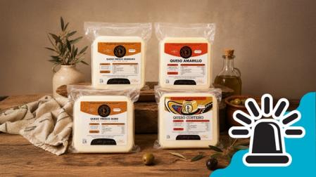 Imagen publicada por la OCU con algunas de las marcas de queso fresco afectado