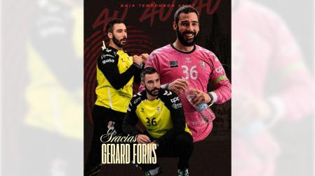 El Burgos anunció recientemente la baja de Gerard Forns con esta imagen