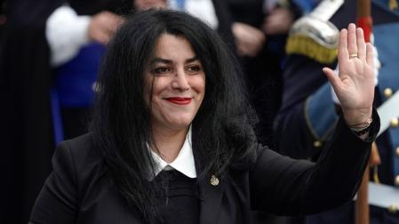 Foto de archivo de la artista francoiraní Marjane Satrapi