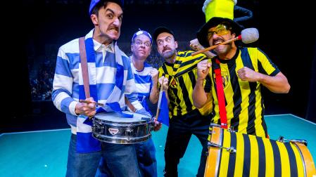 Yllana presenta en Zizur una comedia centrada en el mundo del fútbol.
