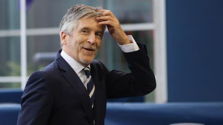 El ministro Marlaska, este jueves en Luxemburgo