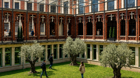 Recreaciones con inteligencia artificial de los alumnos de arquitectura