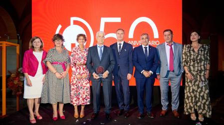 Imagen de la celebración de los 50 años de trayectoria de Construcciones Garbayo Chivite