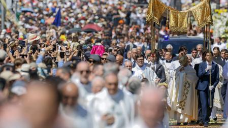 Fotos del segundo día de la visita del papa León XIV a Madrid