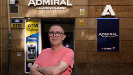 Carlos Alejandro Sola , portavoz de la Asociación de Salones del Juego de Navarra