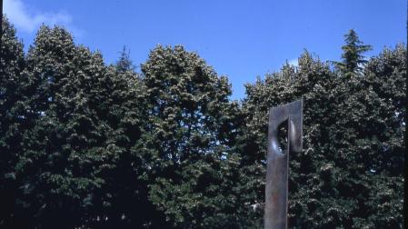 DEL LIBRO DEL DIARIO "ARBOLES ORNAMENTALES DE NAVARRA". TILOS Y ESCULTURA EN PARQUE ANTONIUTTI DEL LIBRO DEL DIARIO "ARBOLES ORNAMENTALES DE NAVARRA". TILOS Y ESCULTURA EN PARQUE ANTONIUTTI DOMENCH - AZPILICUETA