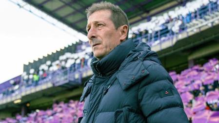 Ramis, en el partido que el Burgos jugó esta temporada en Valladolid