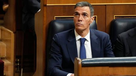 Pedro Sánchez, en el Congreso de los Diputados