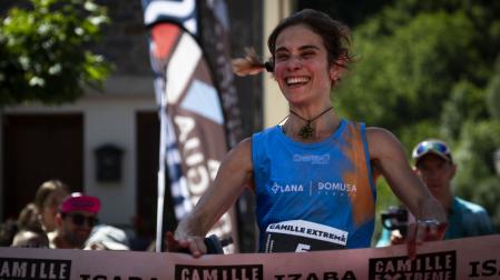 Irati Azkargorta, corredora de Iturmendi afincada en Andorra, ha firmado su tercera victoria consecutiva en Isaba