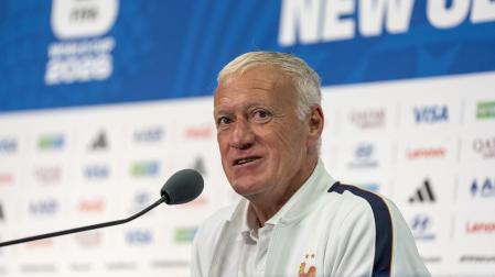 El seleccionador de fútbol de Francia, Didier Deschamps, en su comparecencia este lunes ante los medios