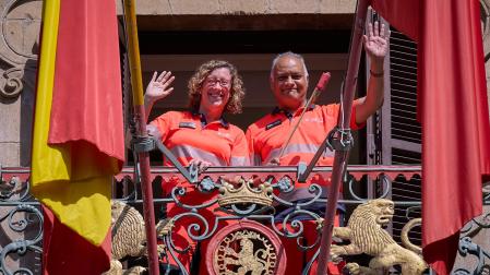 Fotos de los lanzadores del chupinazo de San Fermín 2026, los sanitarios de la subdirección de Urgencias