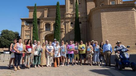 Visita guiada por los atractivos barrocos de Villafranca durante la presentación del número 83 de la revista 'Conocer Navarra'