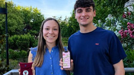 Ana Añorbe y Fermín Catalán son los creadores de esta nueva herramienta para las fiestas