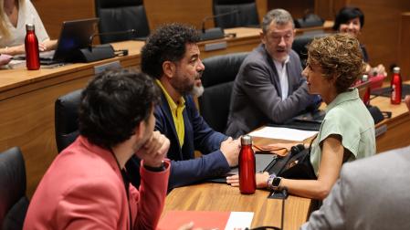 Ramón Alzórriz y María Chivite