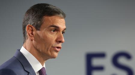 Pedro Sánchez, este viernes en Bruselas