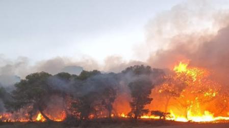 El incendio comenzó en torno a las 20:30 horas del viernes