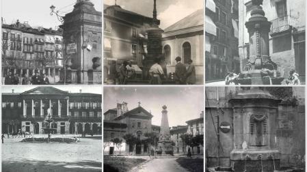 Varias de las fuentes clave en la historia de Pamplona