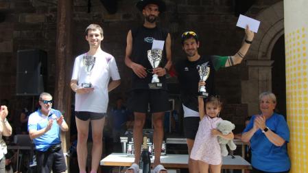 El podio final de la categoría masculina